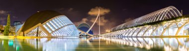 City of arts and sciences  in Valencia clipart
