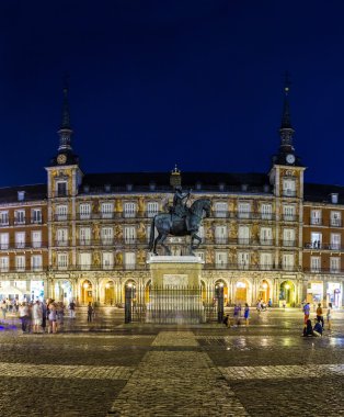 Philip III Madrid heykeli