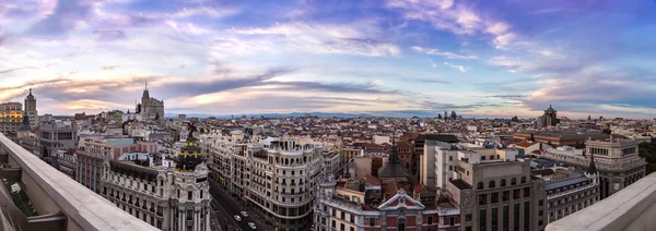 Madrid Panoramical havadan görünümü — Stok fotoğraf
