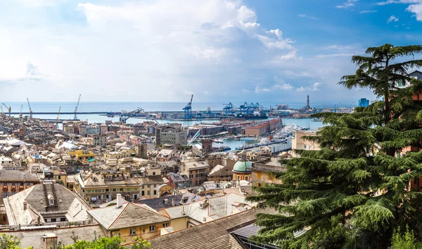 Puerto de Génova en Italia — Foto de Stock