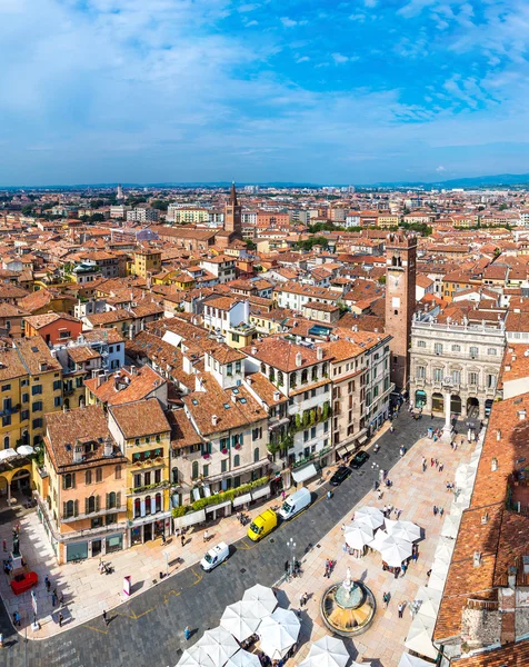Luftaufnahme von Verona, Italien — Stockfoto