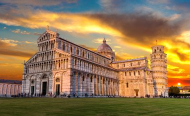 Pisa cathedral in Italy clipart
