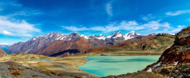 İsviçre Alpleri dağ manzarası