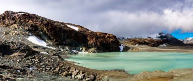 İsviçre Alpleri dağ manzarası