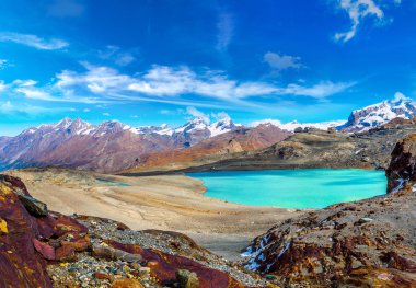 İsviçre Alpleri dağ manzarası