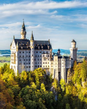 Almanya 'daki Neuschwanstein kalesi