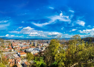 Ljubljana, Slovenya hava görünümünü