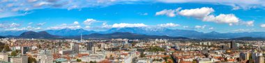 Ljubljana, Slovenya hava görünümünü