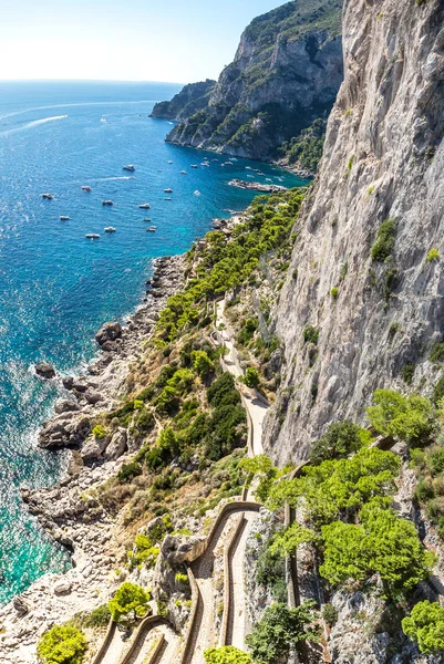 Ilha de Capri na Itália — Fotografia de Stock