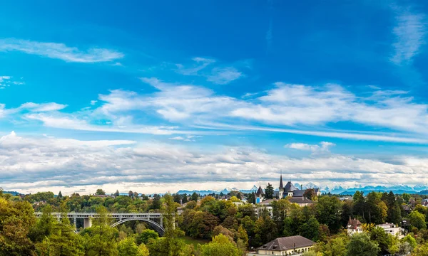 Panoramisch uitzicht op bern — Stockfoto