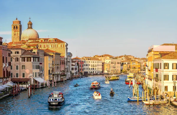 Большой канал в Венеции, Италия — стоковое фото