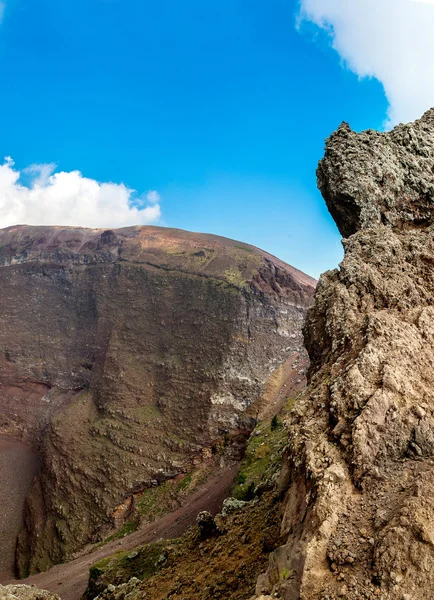 ベスビオ火山火口 — ストック写真