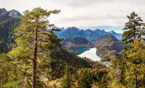 Alpes e lagos em Alemania — Fotografia de Stock