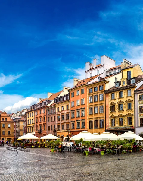 Rynek starego miasta w Warszawie — Zdjęcie stockowe