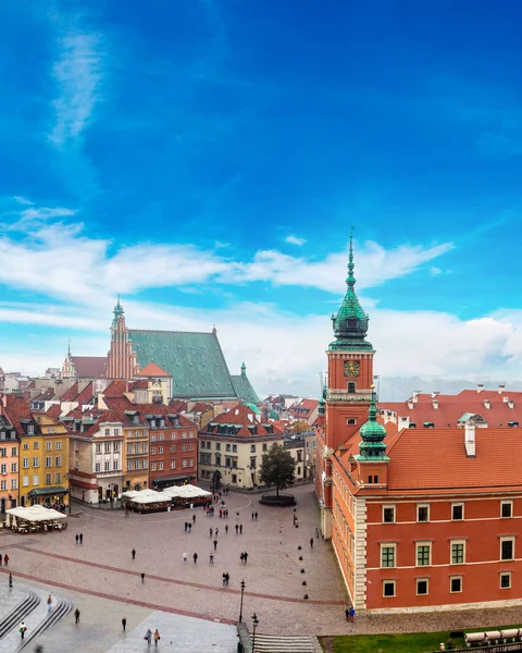 Panoramautsikt över Warszawa — Stockfoto