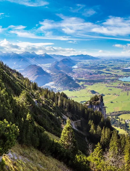 Campos verdes en Baviera en Alemania —  Fotos de Stock