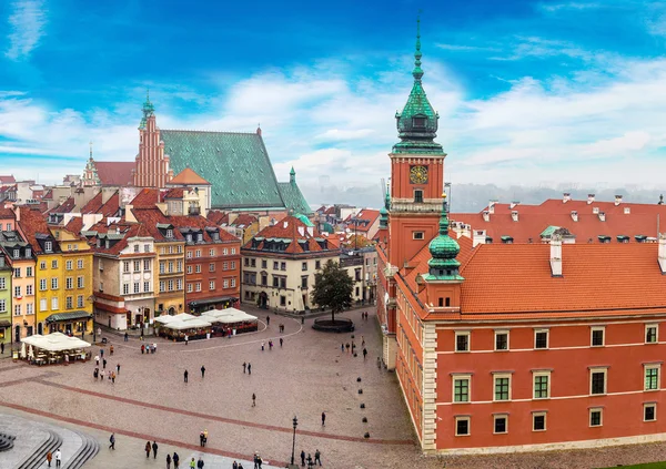 Panoramablick auf Warschau — Stockfoto