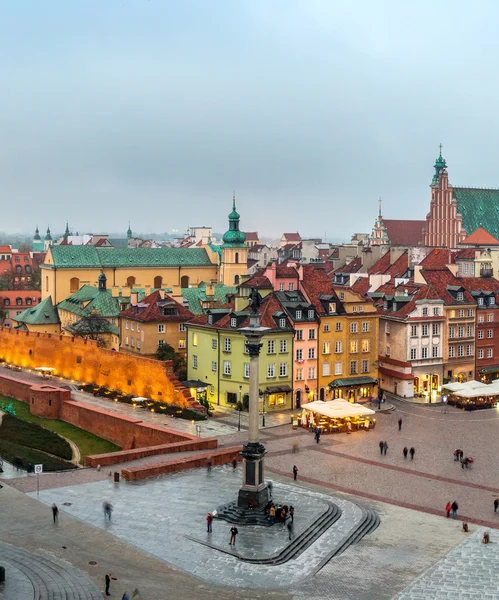 Vista panorâmica de Varsóvia — Fotografia de Stock