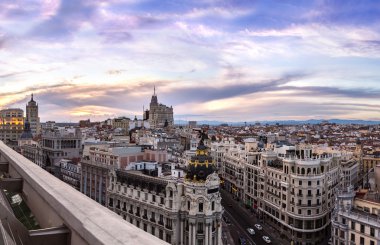 Madrid Panoramical havadan görünümü