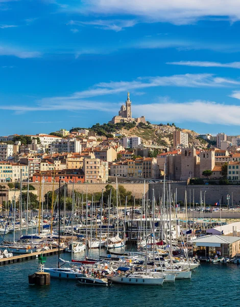 Oude haven in Marseille, Frankrijk — Stockfoto