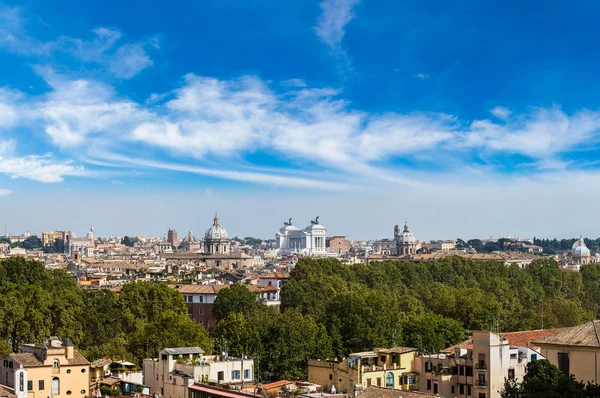Πανοραμική θέα της Ρώμης — Φωτογραφία Αρχείου