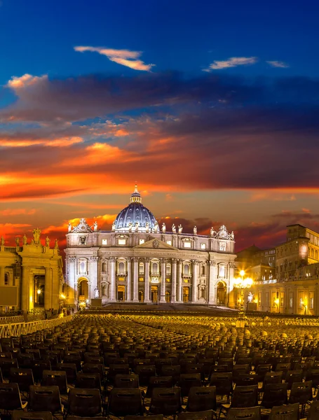 바티칸의 성 베드로 성당 — 스톡 사진