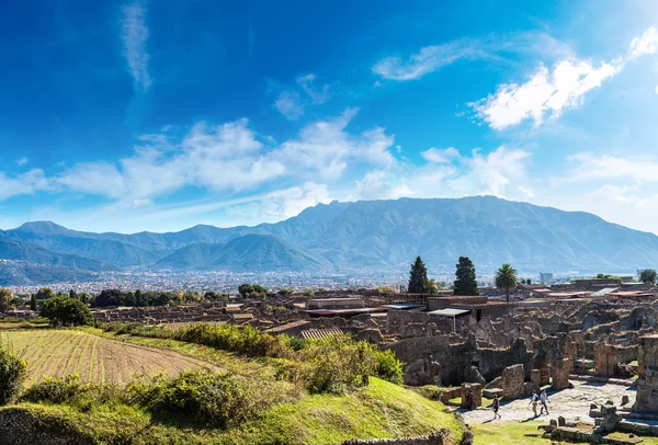 Destruida la ciudad de Pompeya — Foto de Stock