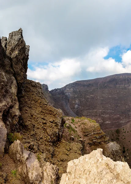 Vesuvius vulkaan krater — Stockfoto