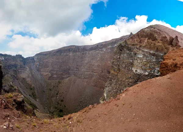 Vesuvius volcano crater — Stock Photo, Image