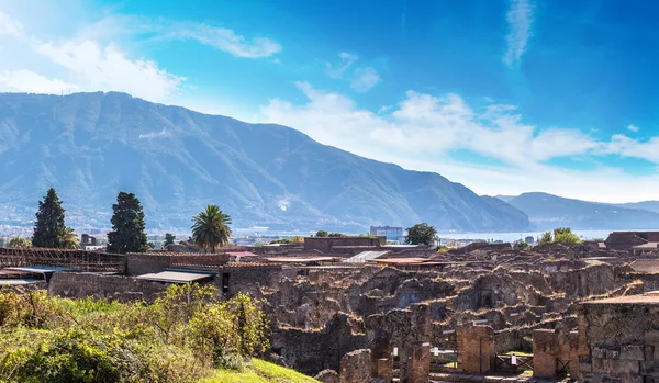 Destruida la ciudad de Pompeya — Foto de Stock