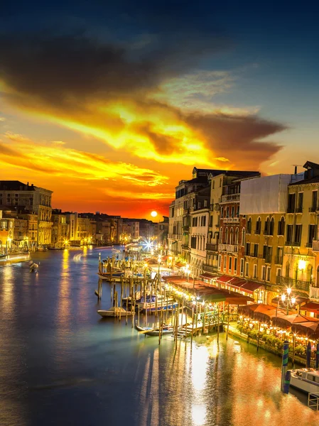 Canal Grande Velencében, Olaszországban — Stock Fotó