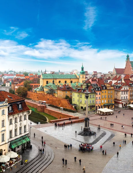 华沙的全景视图 — 图库照片