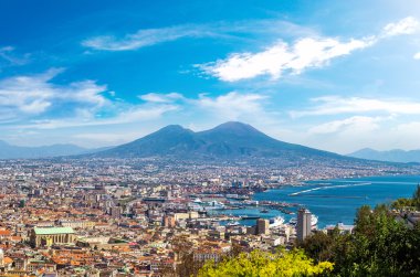 Napoli ve İtalya Vezüv Yanardağı