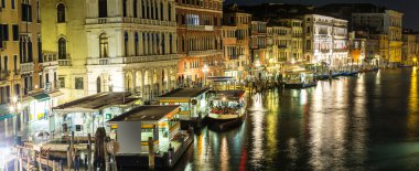 Venedik, İtalya 'daki Kanal Grande