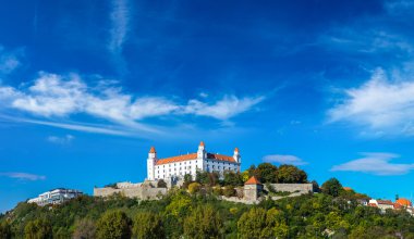 Bratislava, Slovakya 'daki ortaçağ kalesi