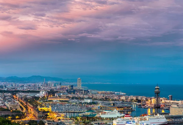 Vista panorámica de Barcelona — Foto de Stock