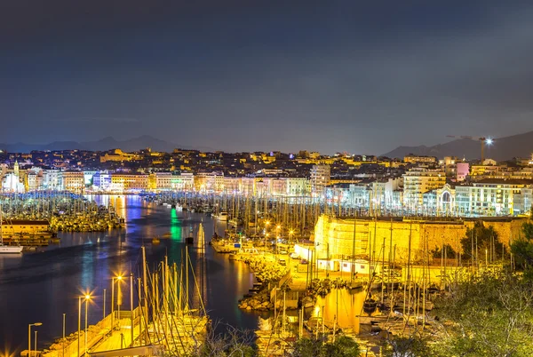 Castle and Cathedral de la Major  in Marseille — Stock Photo, Image