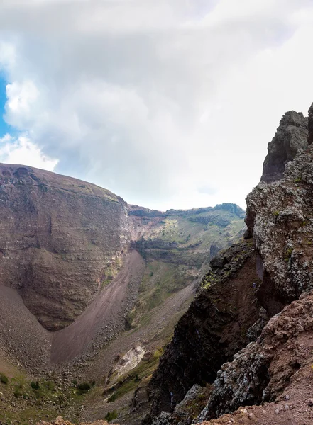 Cratere vulcanico del Vesuvio — Foto Stock