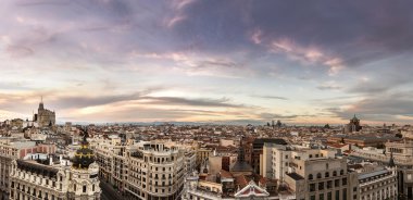 Madrid Panoramical havadan görünümü