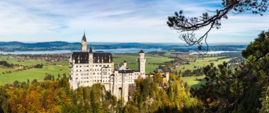 Almanya 'daki Neuschwanstein kalesi