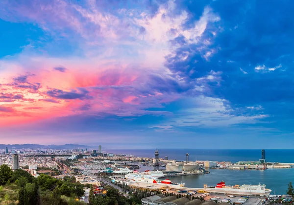 Vista panorámica de Barcelona —  Fotos de Stock