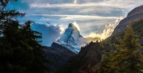 Cervino nelle Alpi svizzere — Foto Stock