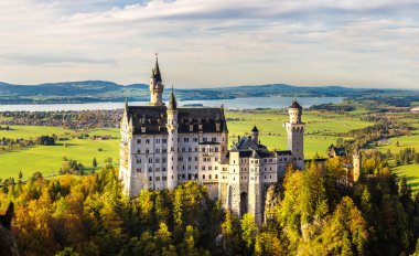 Almanya 'daki Neuschwanstein kalesi