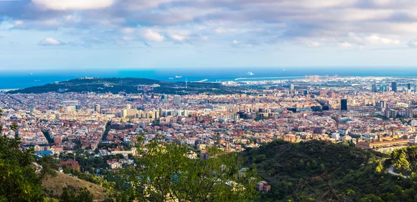 Vista panorâmica de Barcelona — Fotografia de Stock