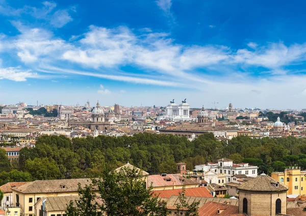 Roma 'nın panoramik manzarası — Stok fotoğraf