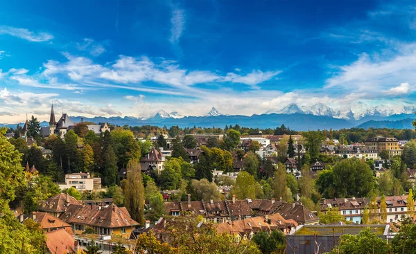 Bern panoramik manzaralı — Stok fotoğraf