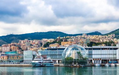 Biosphere  in Genoa, Italy clipart
