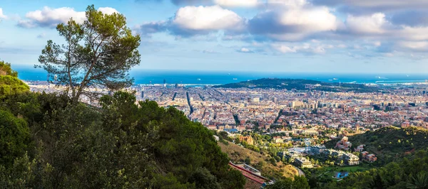 Vista panorâmica de Barcelona — Fotografia de Stock