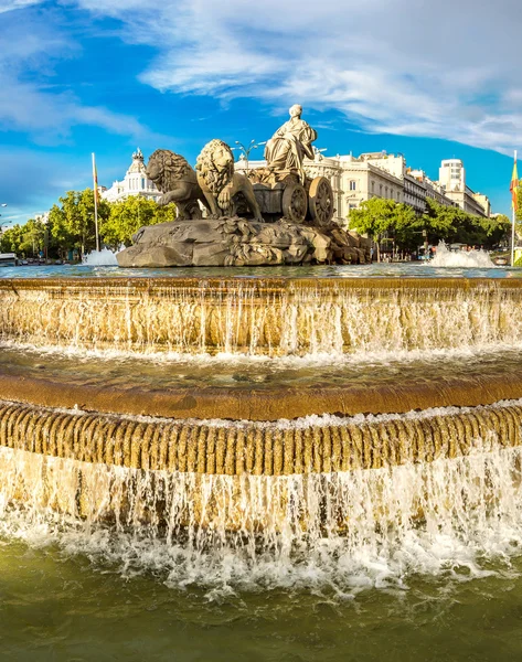 Cibeles fountain in Madrid — Stock Photo, Image