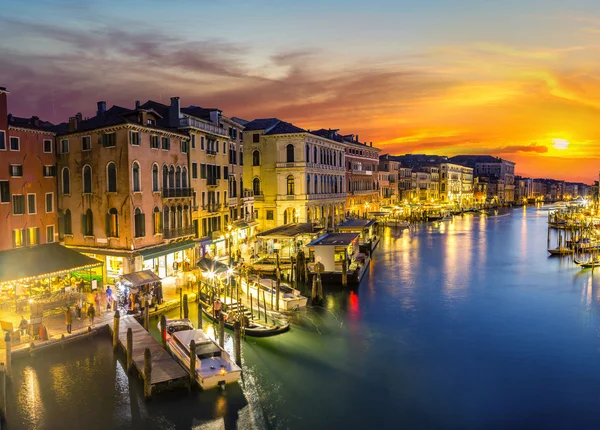 Canal Grande Velencében, Olaszországban — Stock Fotó